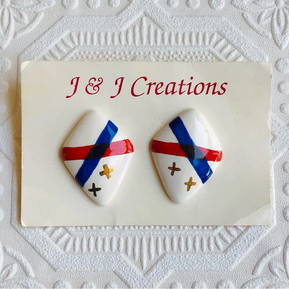 Vintage Handmade Earrings - Picture 2 of 11